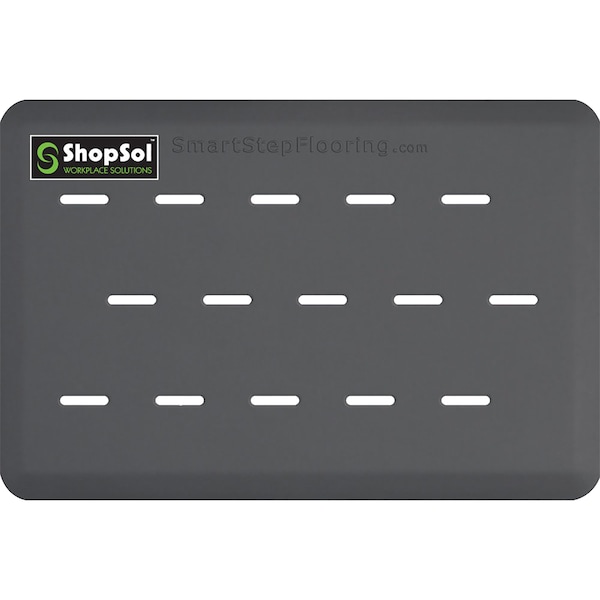 Anti-Fatigue Supreme Pro Mat, 3"x2", Gray